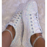 Glitteriffic Lace Up Sneakers